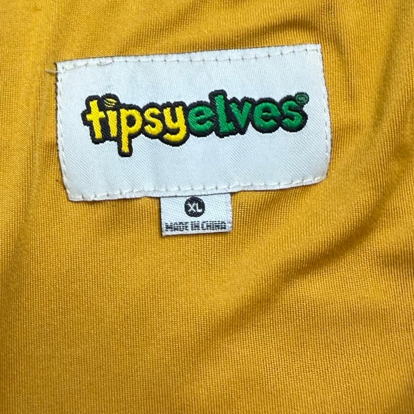 NWT TIPSY ELVES Gold Sequin Mini Skirt Size XL - Picture 7 of 11